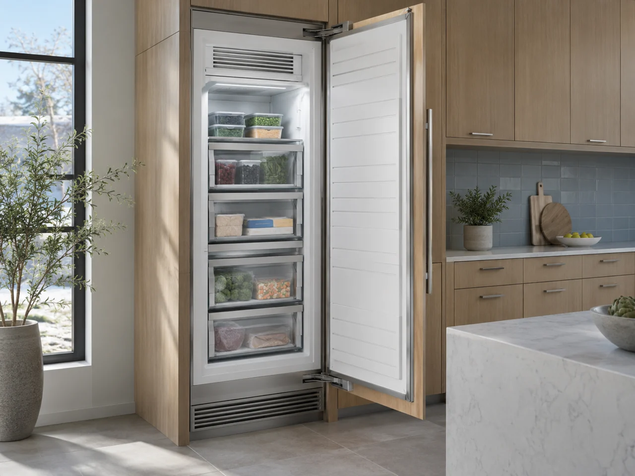 Illustration of Viking freezer